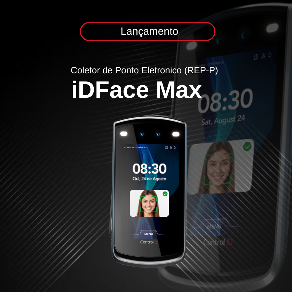 iDFace Max - Relogio de Ponto Facial - Control iD | Araponto