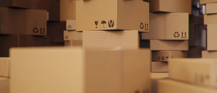 Caixas de estoque na automação comercial.