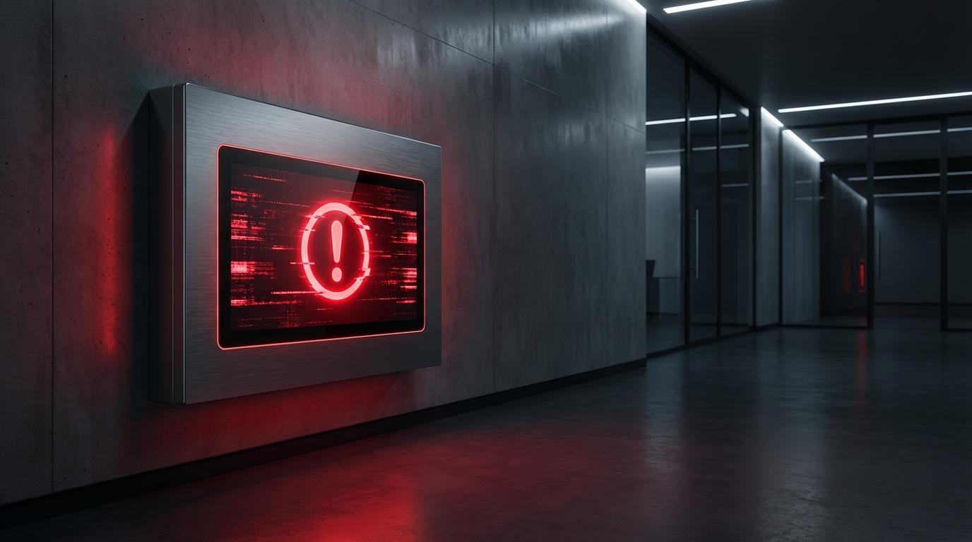 Equipe de TI planejando a instalação de um sistema de controle de acesso para evitar erros