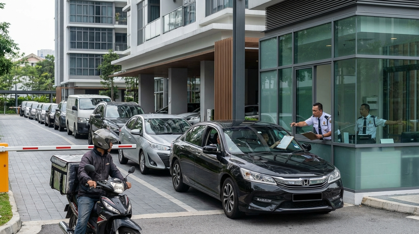 Câmera de segurança posicionada estrategicamente para a segurança em condomínios