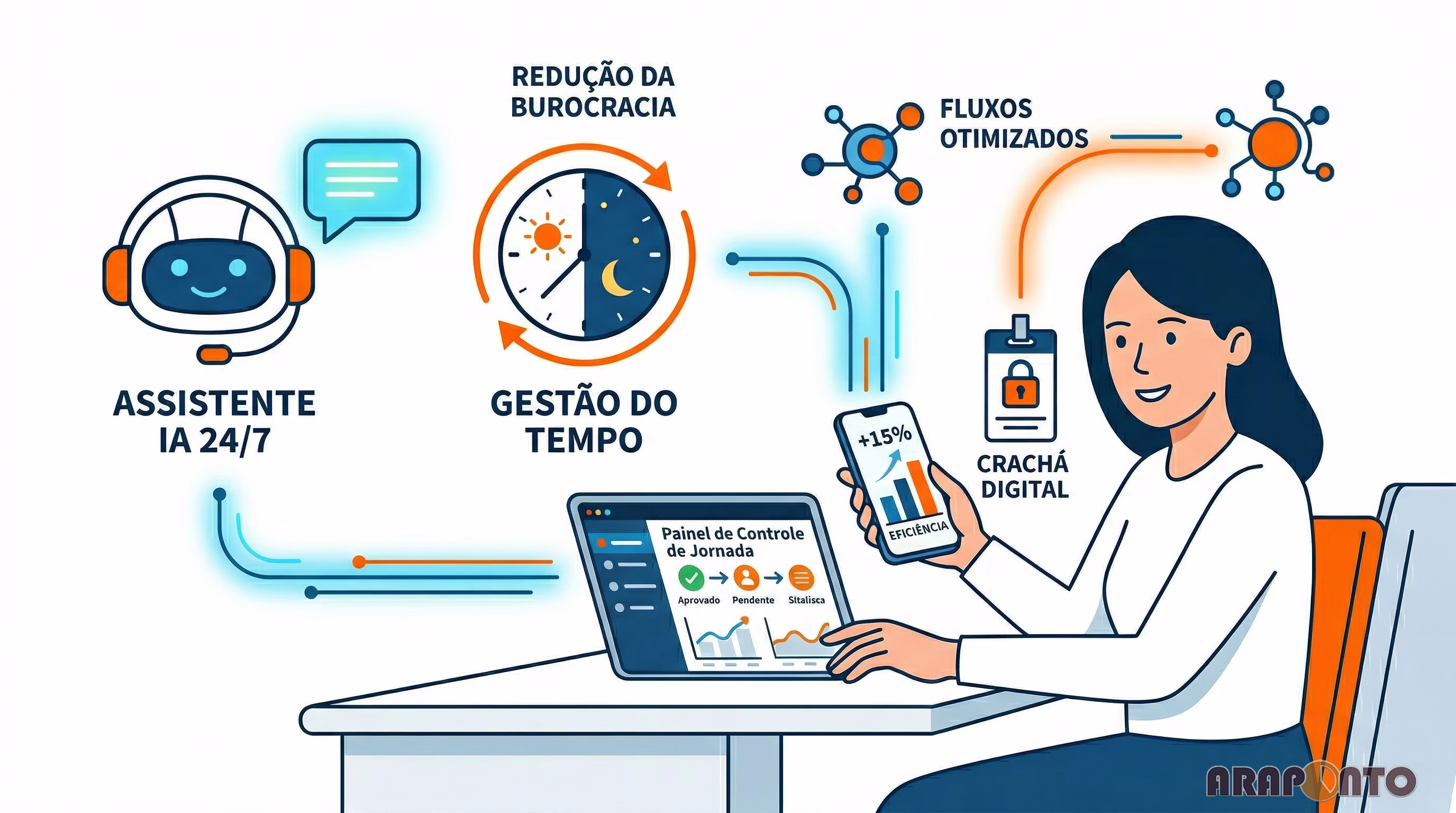 Inteligência artificial no trabalho, mais EX e produtividade