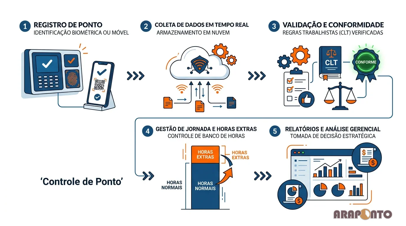 Quais os riscos de pagar horas extras sem controle de ponto