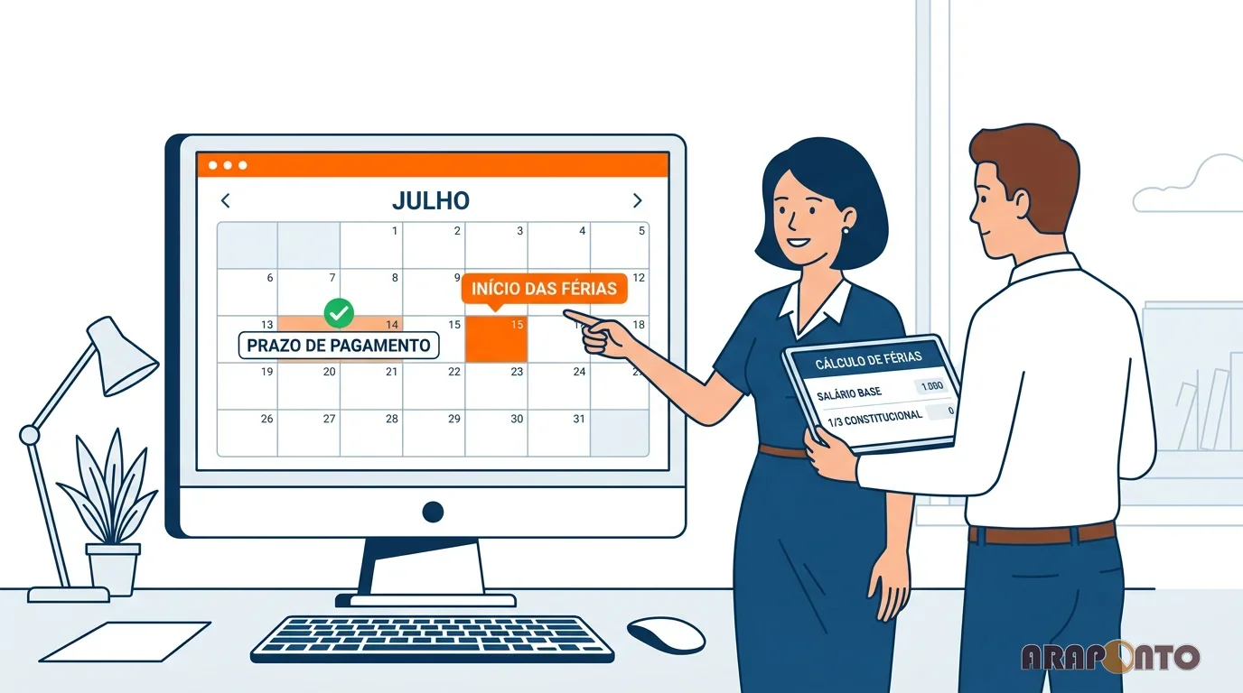 Qual o prazo legal para o pagamento das férias e as penalidades