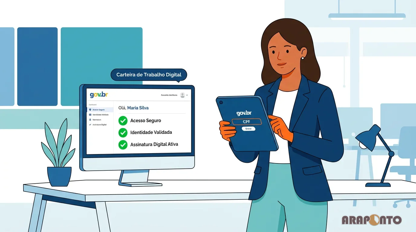 acessar a Carteira de Trabalho Digital pelo CPF