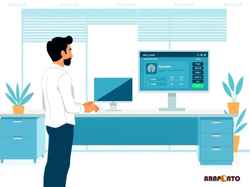 cadastrar colaboradores e liberar métodos de marcação (biometria/cartão/senha)